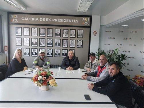 Infraestrutura da 3ª Multifeira: ACI/CDL alinhou detalhes da parceria com a Secretaria de Obras para o evento, em reunião nesta quinta (06/07)
