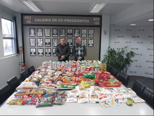 ACI/CDL destinou doações de alimentos à Santa Casa de Misericórdia