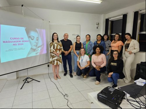 Curso de Maquiador Senac teve início na sede da ACI/CDL